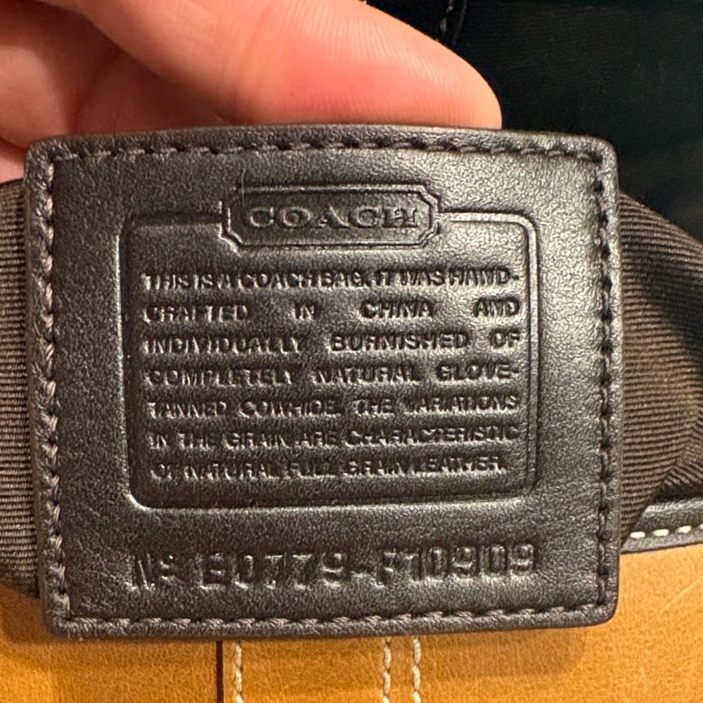 Coach Brown Leather Shoulder Bag - Picture 2 of 5